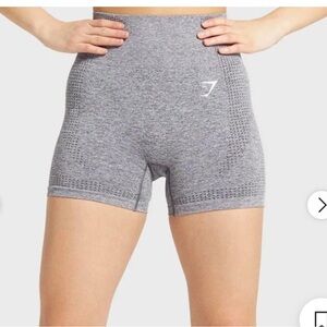 Gymshark Vital Seamless Shorts - Grey Marl